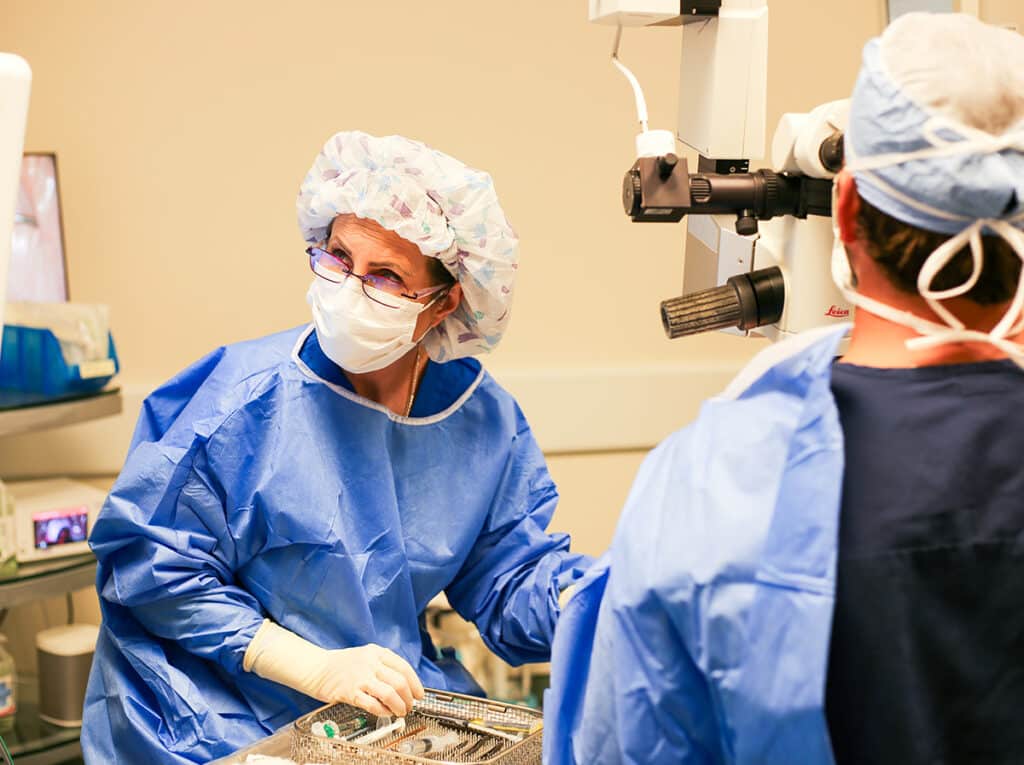 Eye surgery at Aker Kasten Eye Center